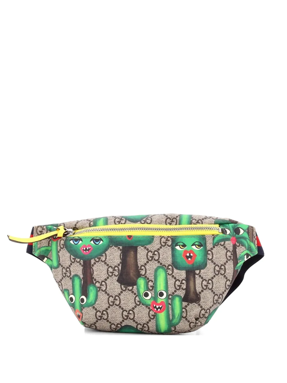 Gucci Pre-Owned Children's Printed GG Coated Canvas belt bag - Marrone