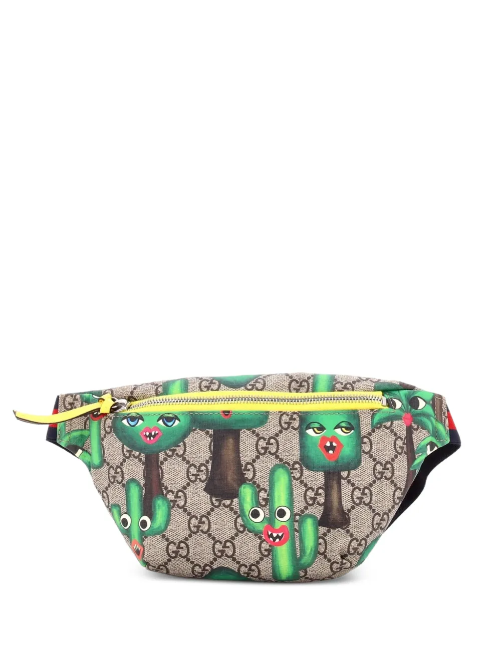 Gucci Pre-Owned Children's Printed GG Coated Canvas belt bag - Marrone