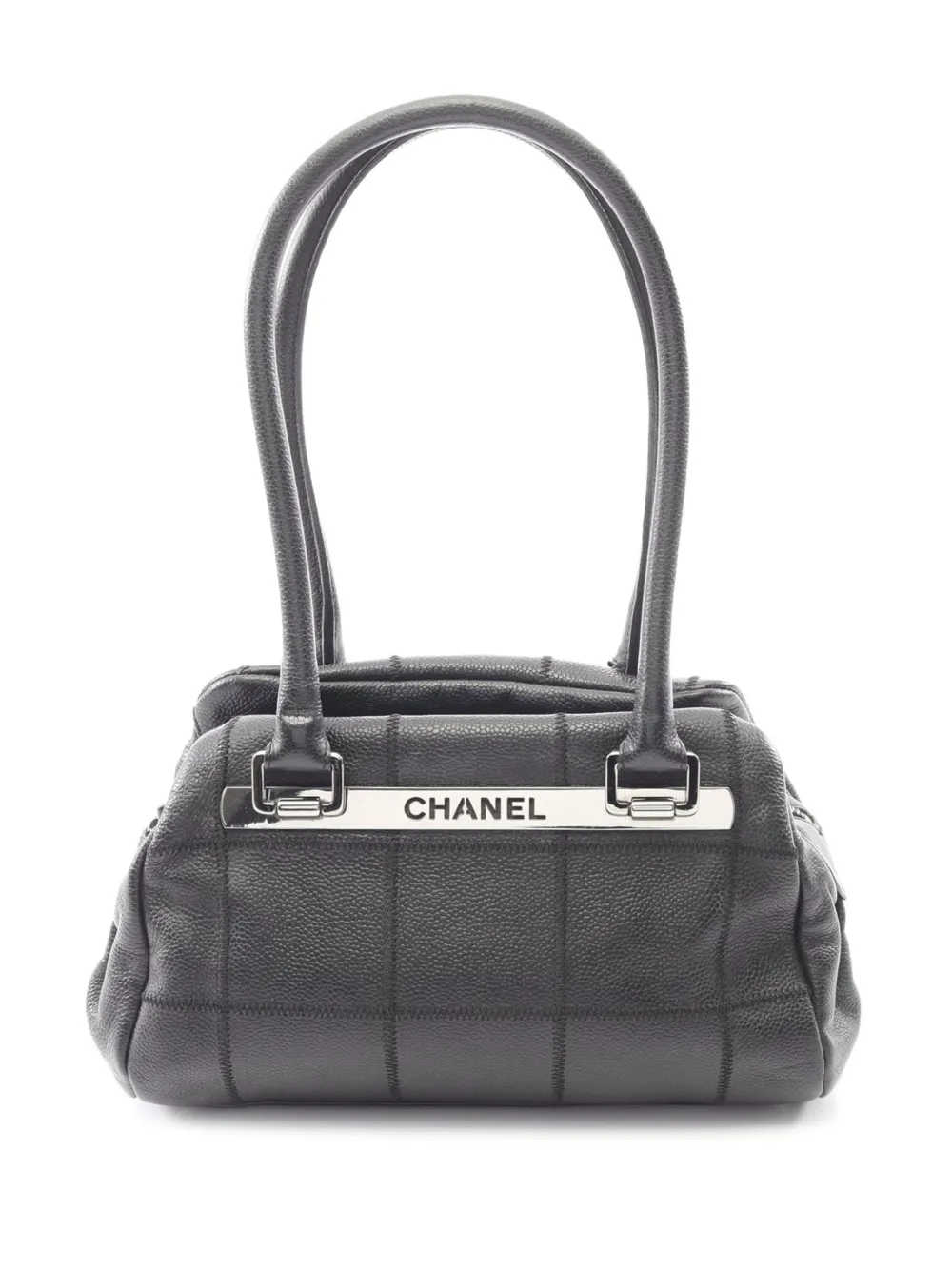 CHANEL Pre-Owned 2005-2006 Caviar Chocolate Bar shoulder bag - Nero