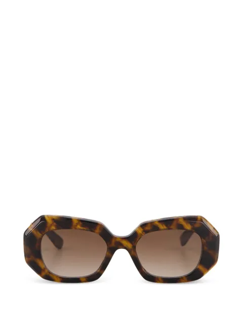Emmanuelle Khanh Dixie geometric-frame sunglasses