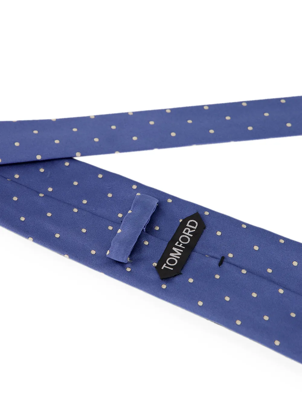 TOM FORD Stropdas met stippen Blauw