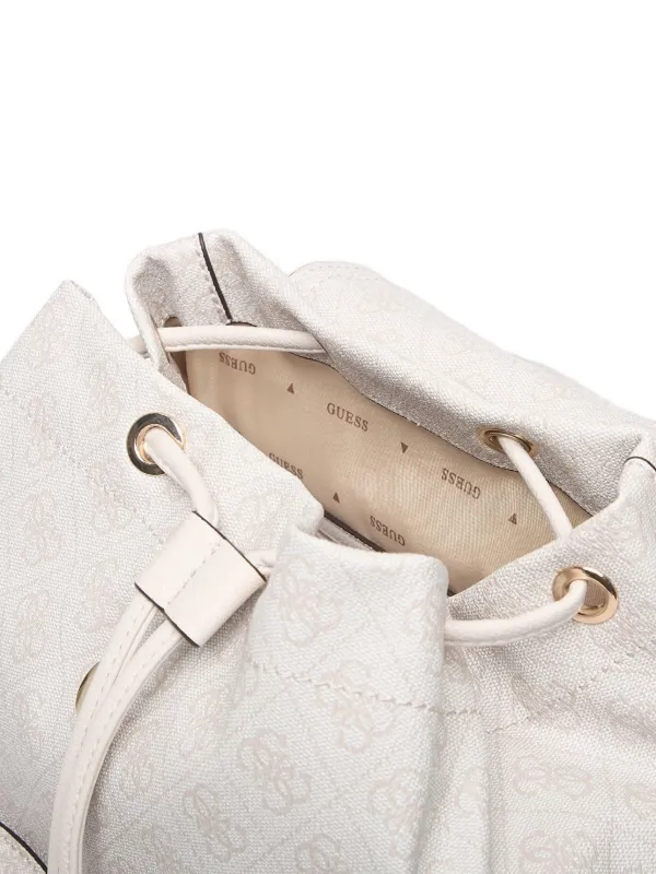 guess mini backpack white Factory Pearlman Nylon Logo Main compartment with 2 slip pockets and 1 zip pocket for optimal organization Mini Backpacks Guess Clear Backpack