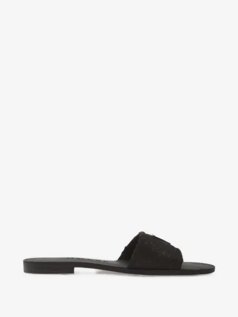 GUESS USA Flache Elysone Sandalen mit Logo-Print