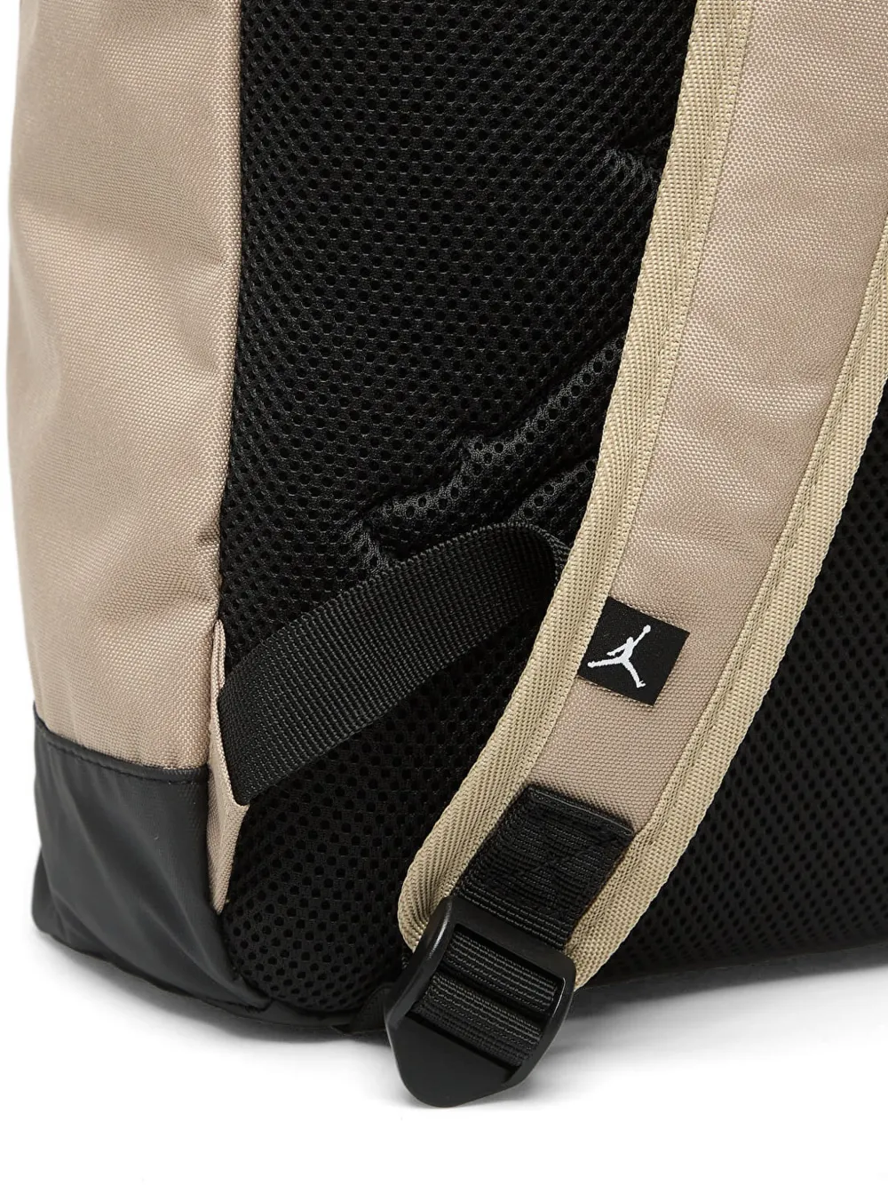 Jordan Rugzak met geborduurd logo en rits Beige