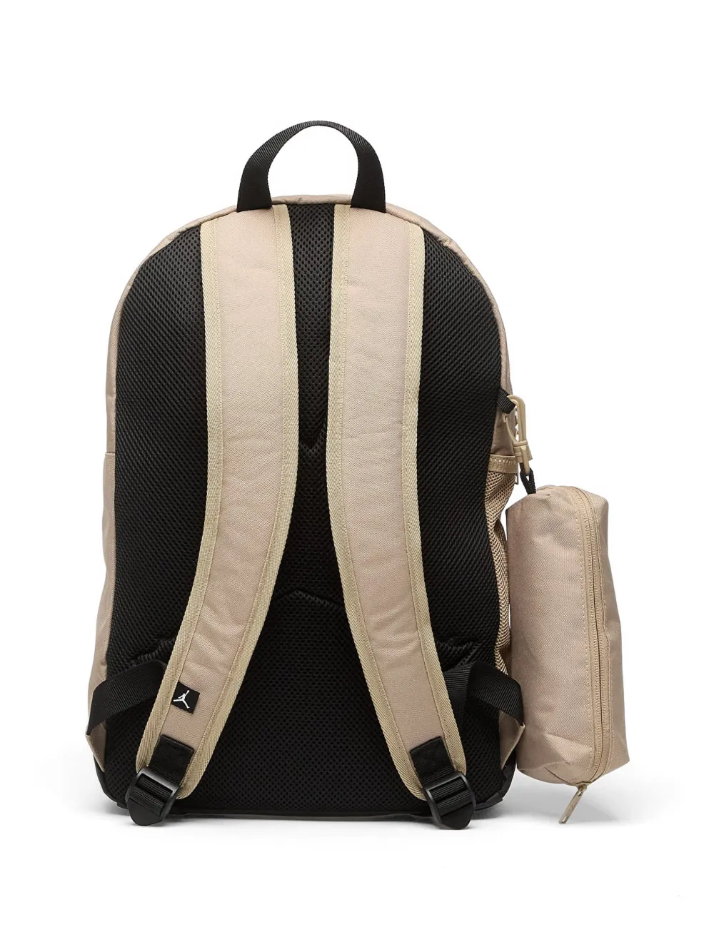 Jordan Rugzak met geborduurd logo en rits Beige