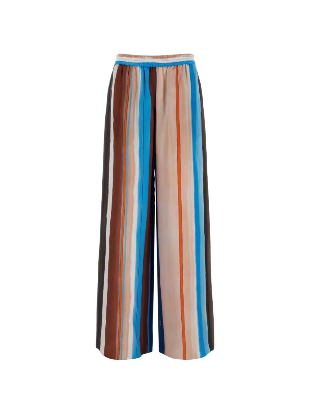 FENDI Gestreifte Palazzohose - Nude