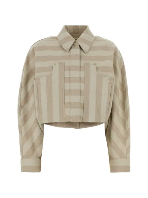 FENDI куртка в полоску