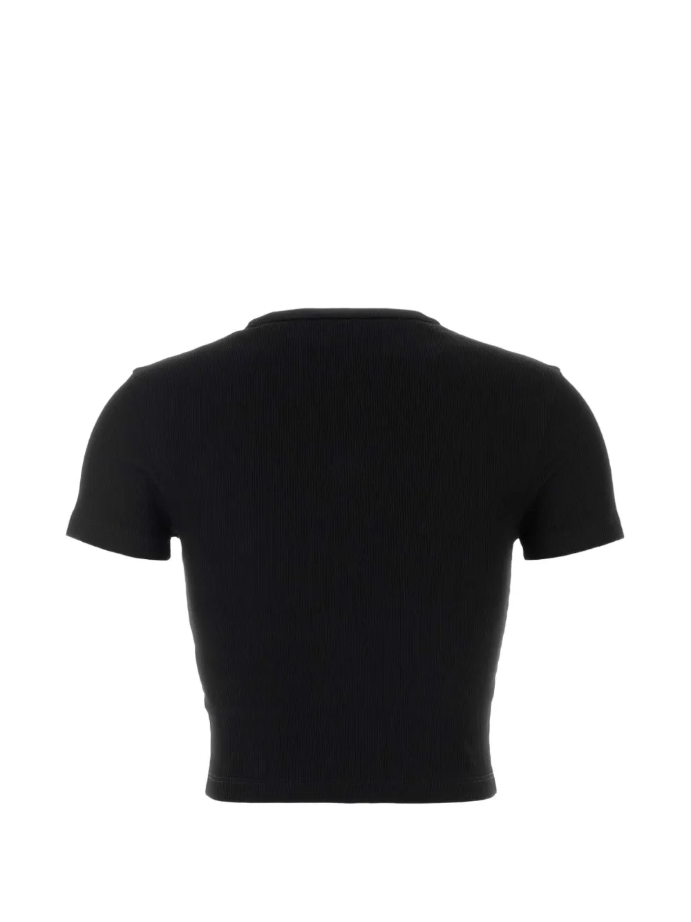 FENDI Geribbeld T-shirt Zwart