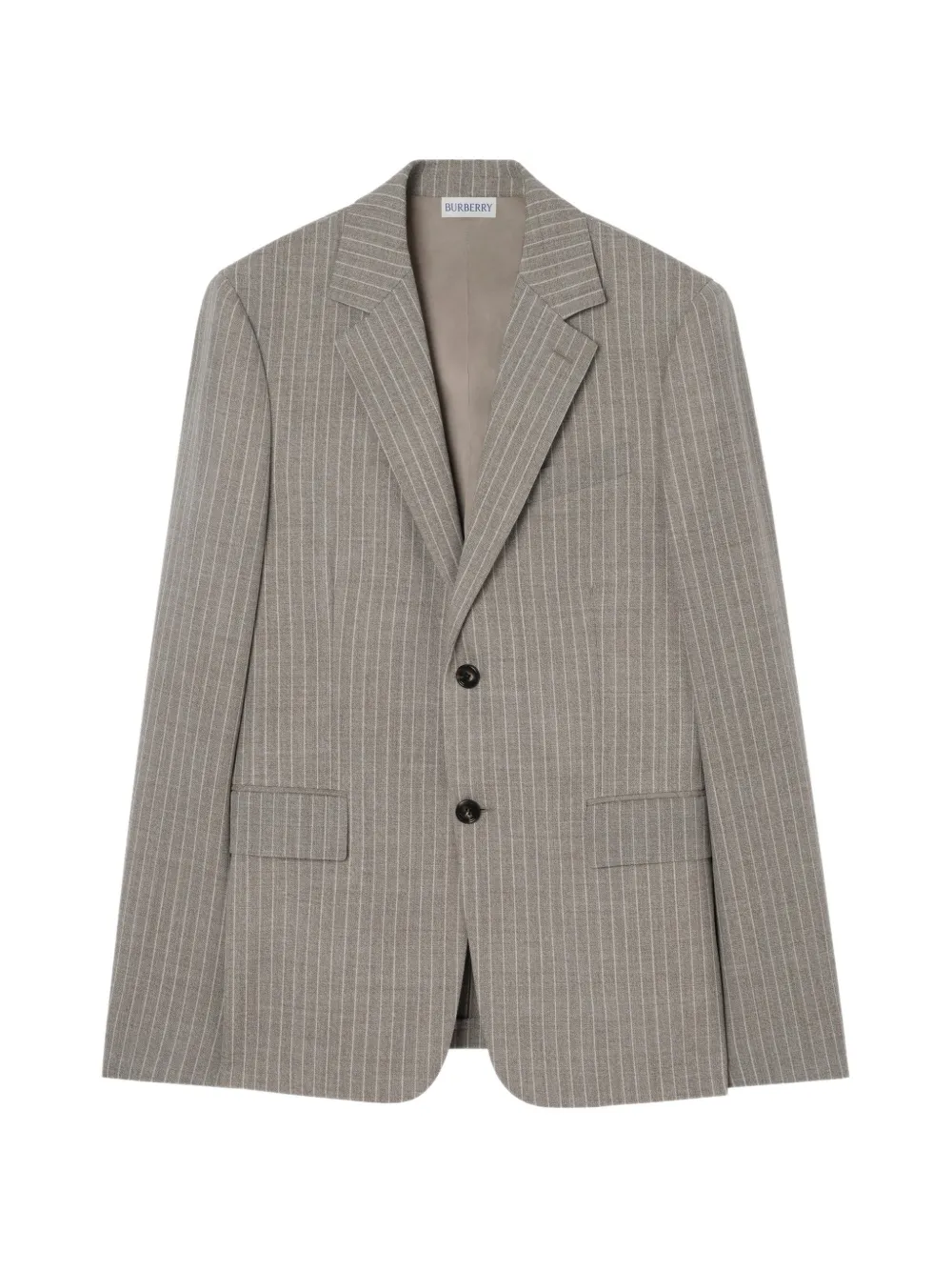 Burberry pinstriped wool Sloane tailored jacket - Grey