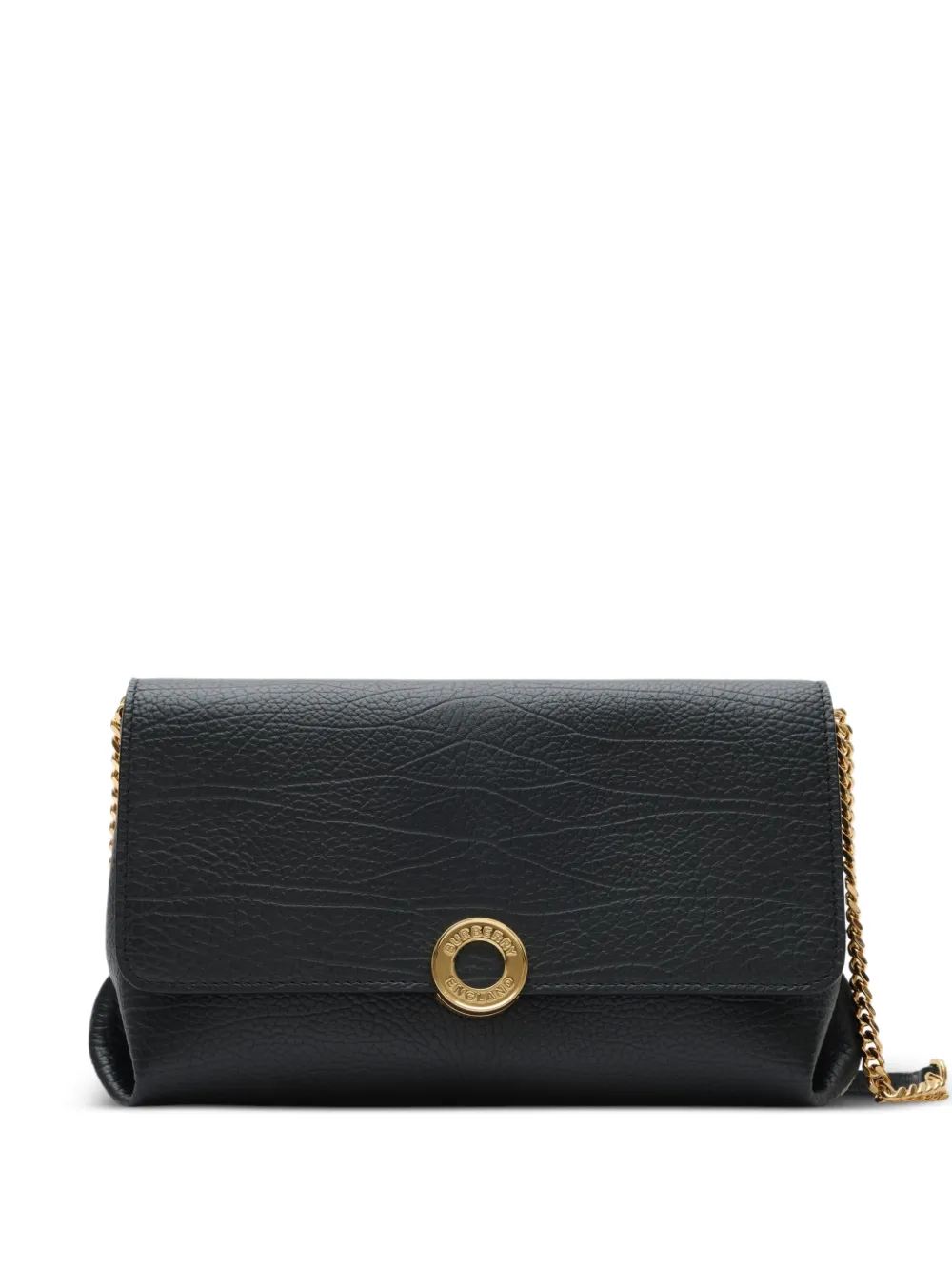 Burberry leather chain-strap clutch - Black
