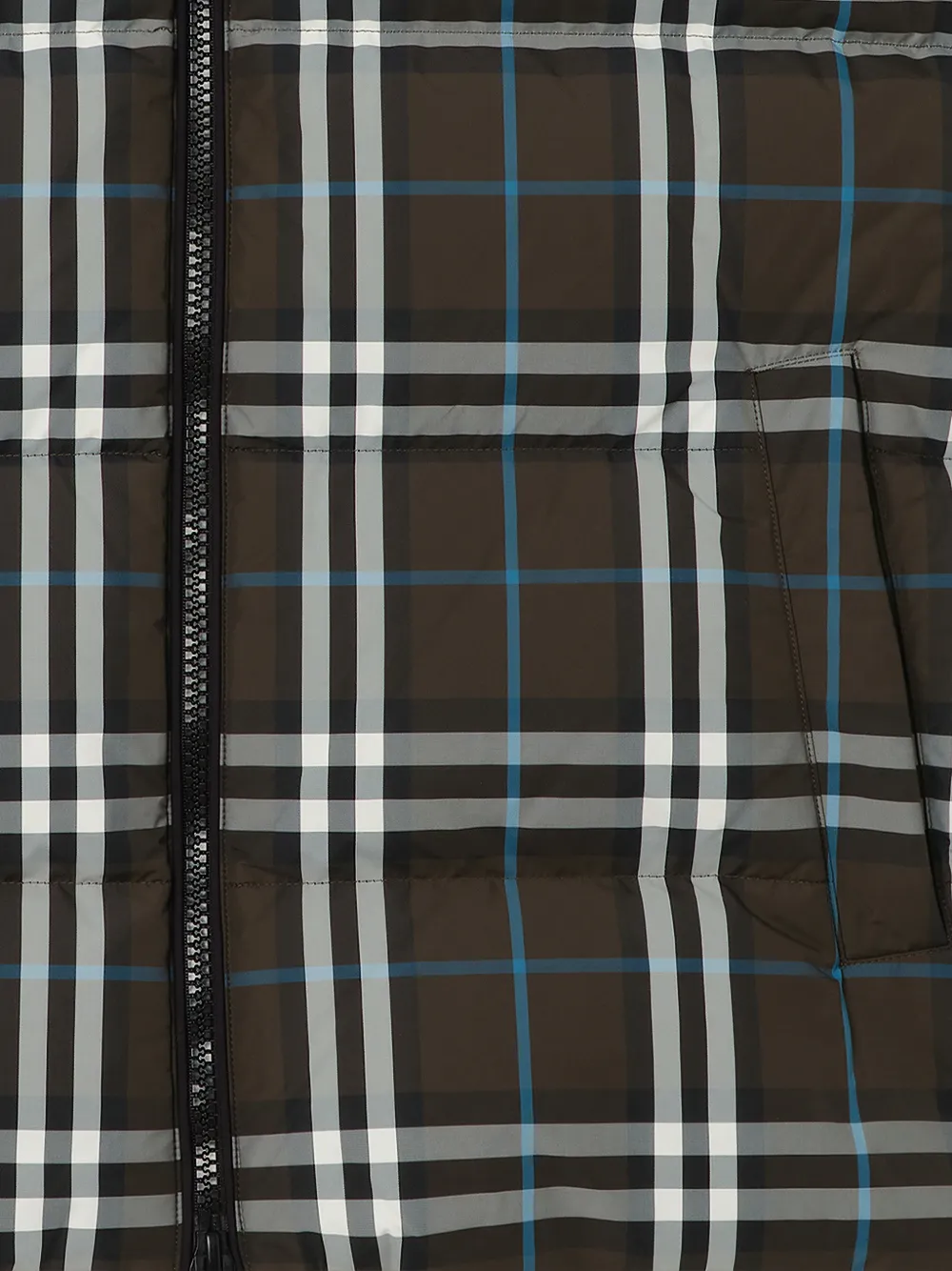Burberry Geruite bodywarmer Bruin