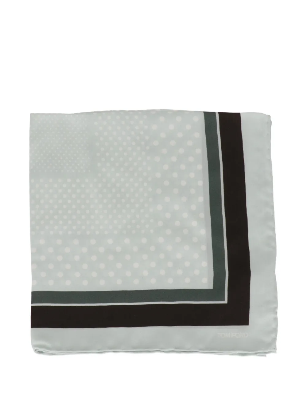 TOM FORD polka dot-print pocket square - Nude