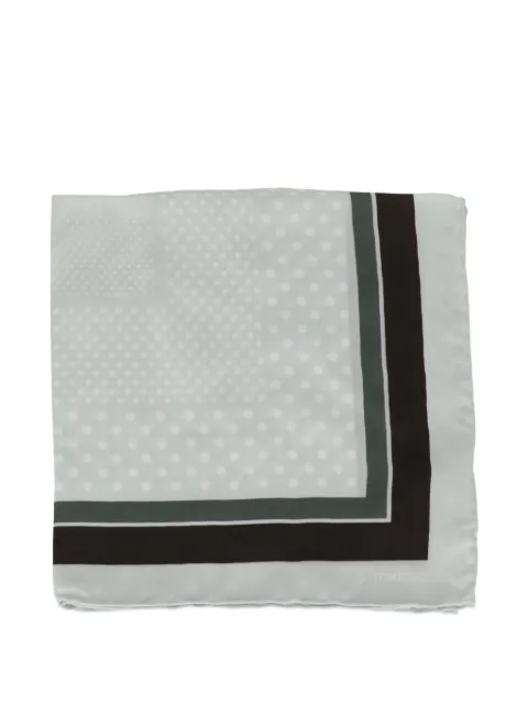 TOM FORD polka dot-print pocket square
