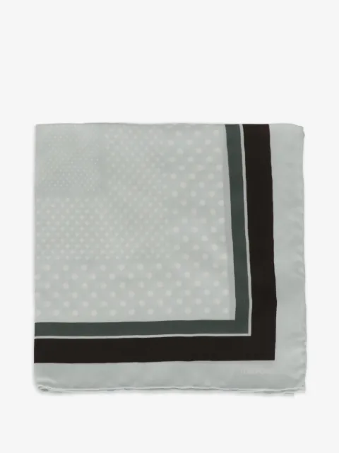 TOM FORD polka dot-print pocket square