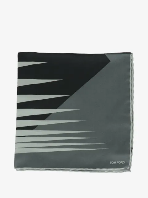 TOM FORD Einstecktuch mit geometrischem Print