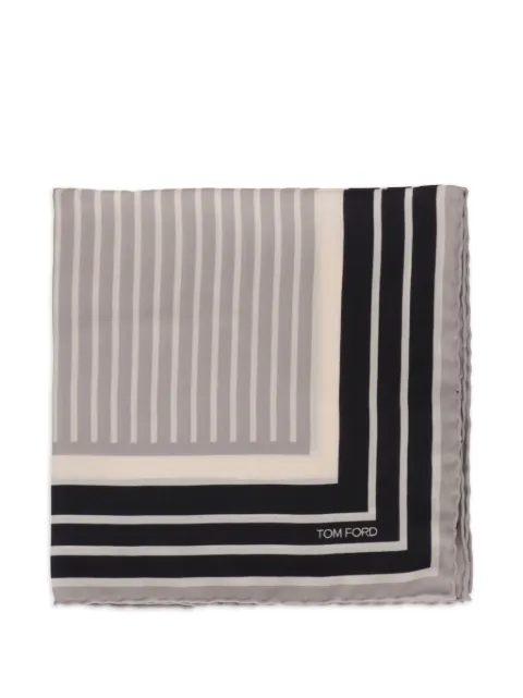 TOM FORD striped pocket square