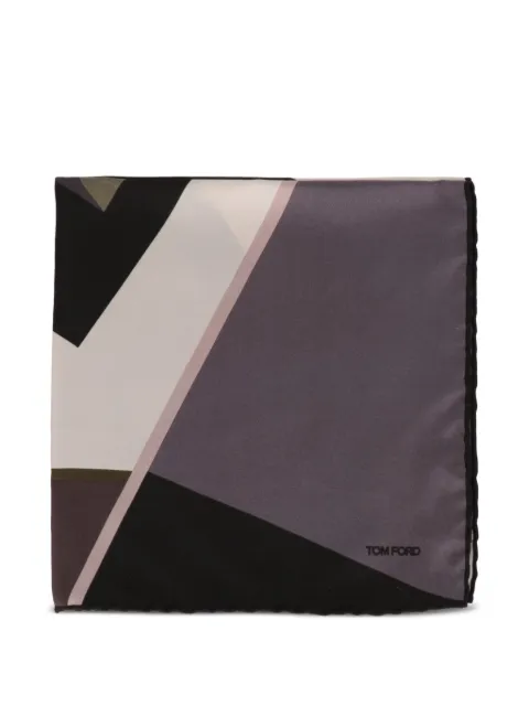 TOM FORD pañuelo con estampado geométrico