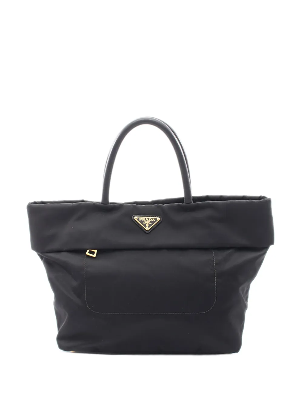 Pre-owned Prada 2013-2026 Tessuto Tote Bag In Black