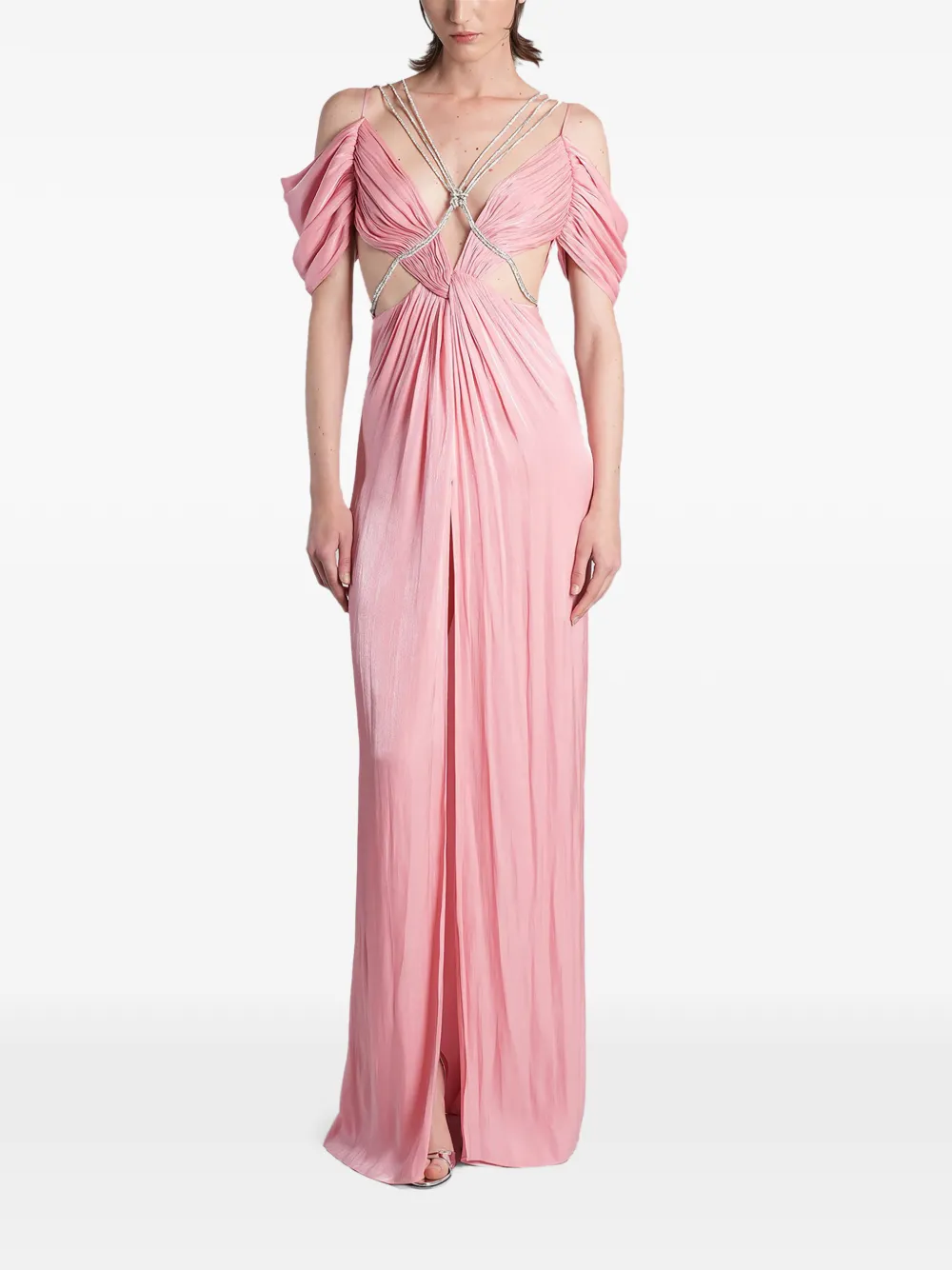 Costarellos Calina cut-out maxi dress - Rosa