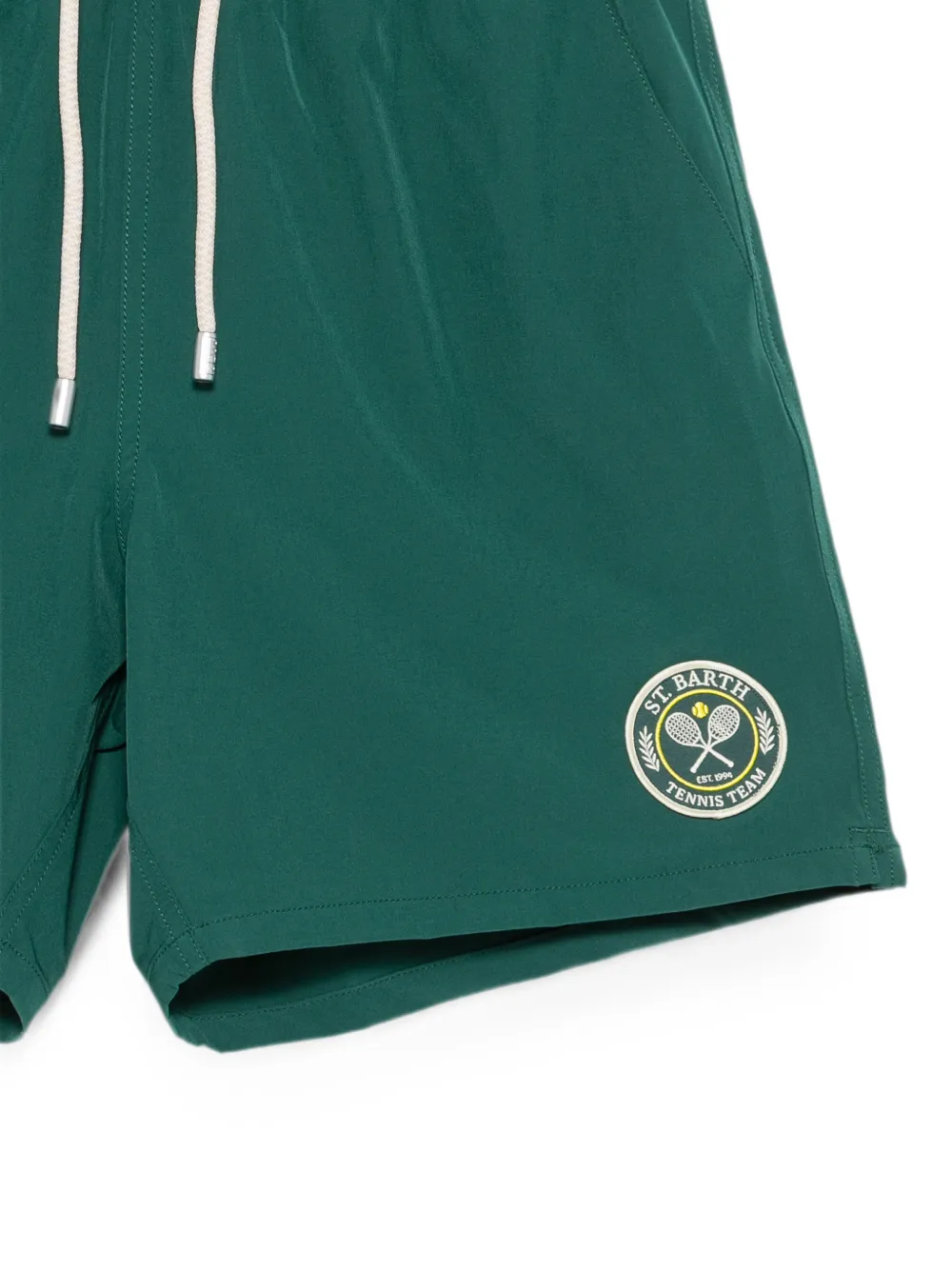 MC2 Saint Barth Comfort logo-patch swim shorts Groen