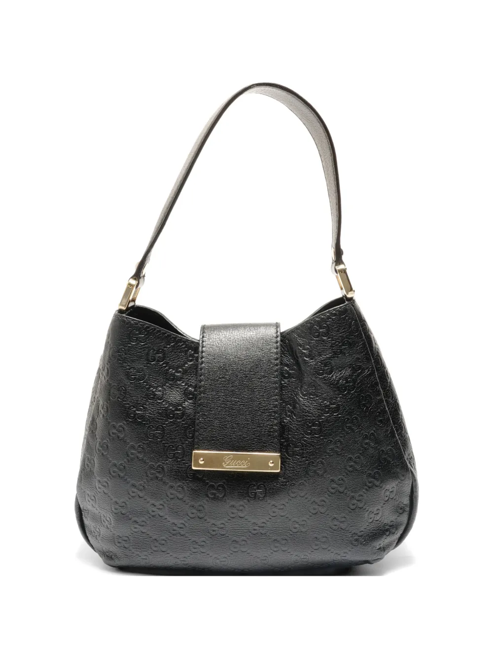 Gucci Pre-Owned 2018-2022 Guccissima shoulder bag - Nero