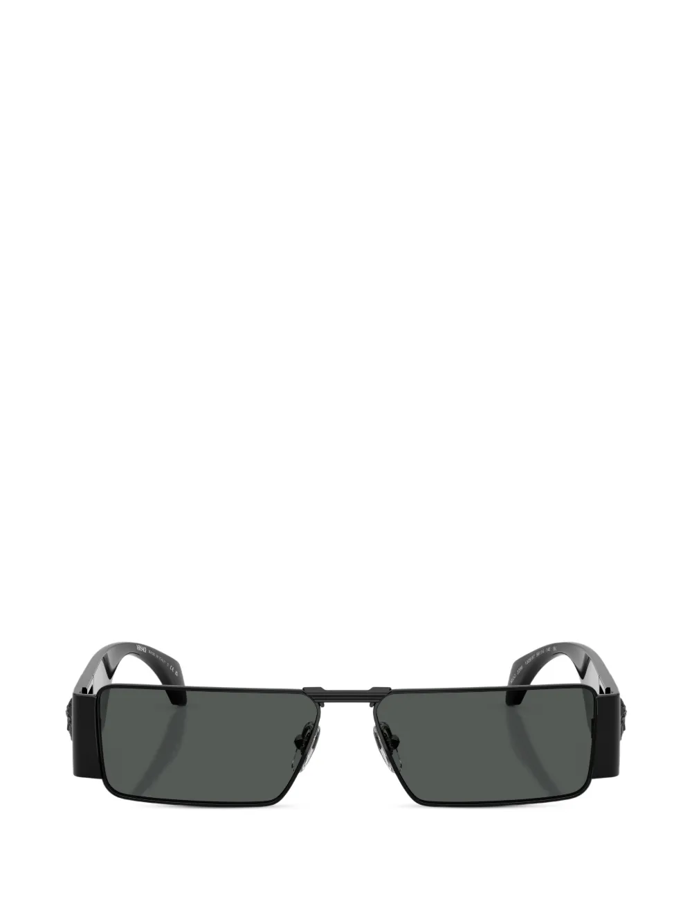 Versace Eyewear Medusa-plaque rectangle-frame sunglasses · 57