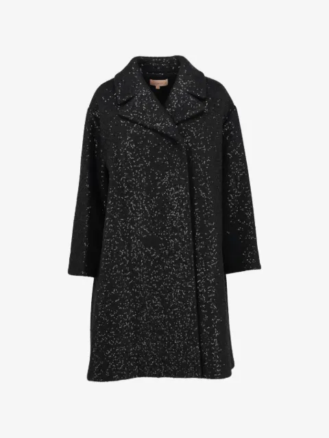 Machka sequin-embellished single-breasted coat