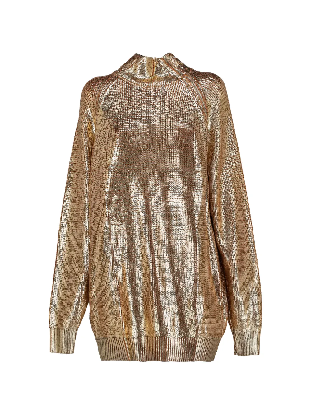 Pre-owned Gianfranco Ferre 1993 High-neck Sweater In Gold