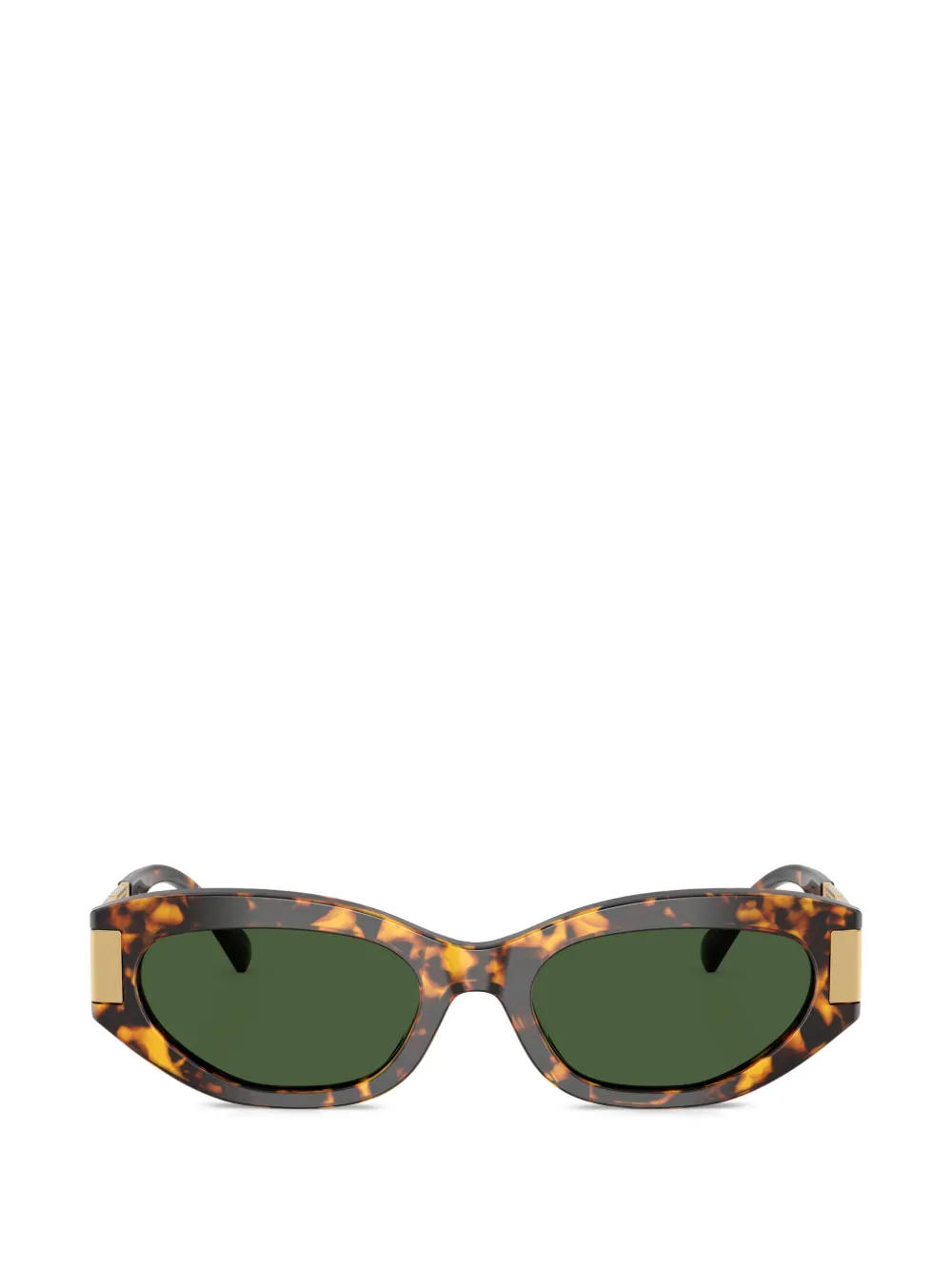 Versace Eyewear tortoiseshell-effect sunglasses · 53
