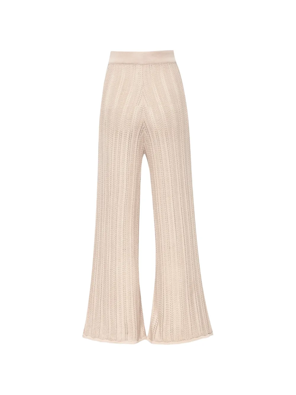 Baobab Corsica doorzichtige palazzo broek Beige