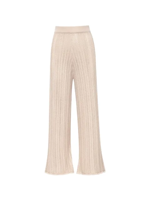 Baobab Corsica sheer palazzo pants