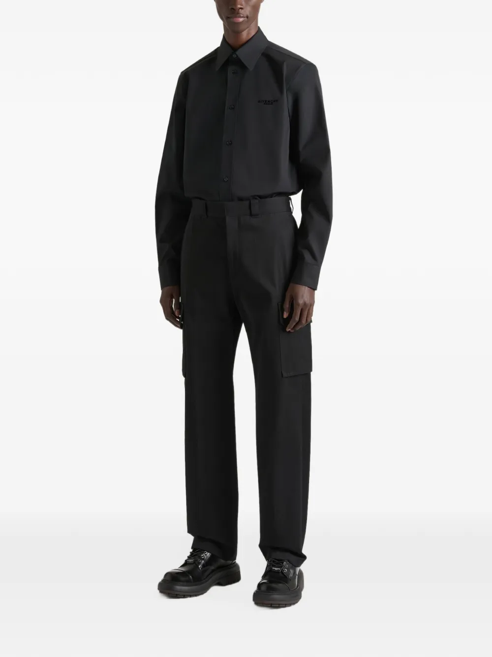 Givenchy Katoenen cargo broek Zwart