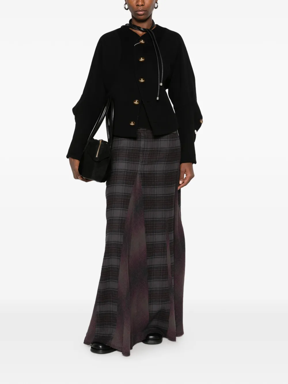 Vivienne Westwood Pourpoint getailleerd jack met knoopsluiting Zwart