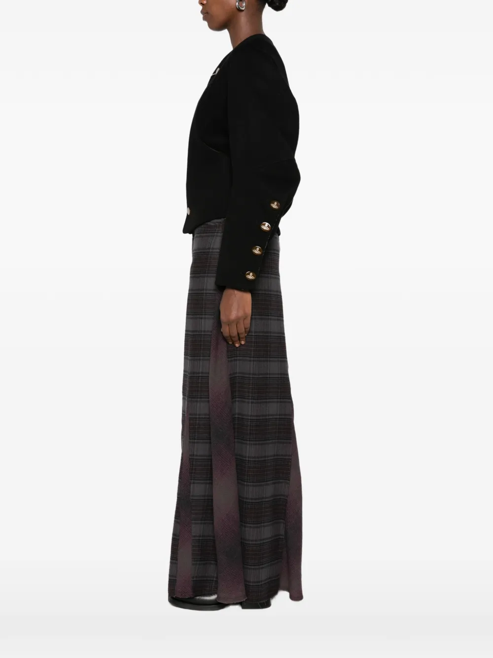 Vivienne Westwood Pourpoint getailleerd jack met knoopsluiting Zwart