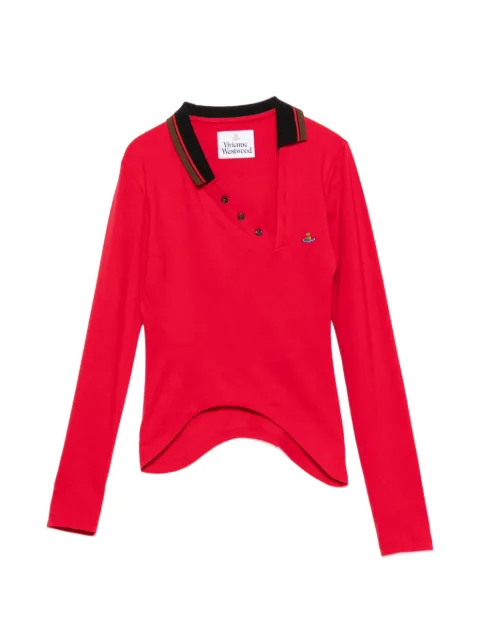 Vivienne Westwood Glory asymmetric-collar polo shirt