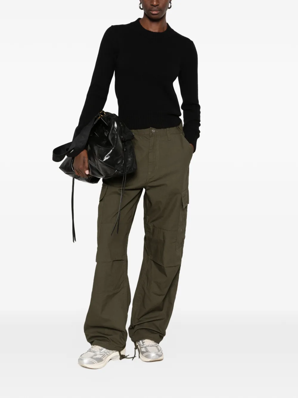 Carhartt WIP Brandon straight cargo broek Groen