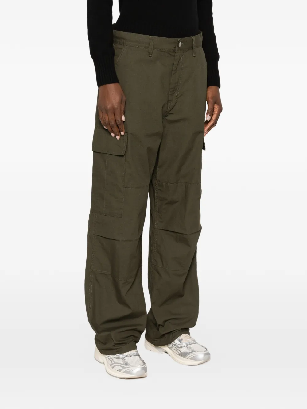 Carhartt WIP Brandon straight cargo broek Groen