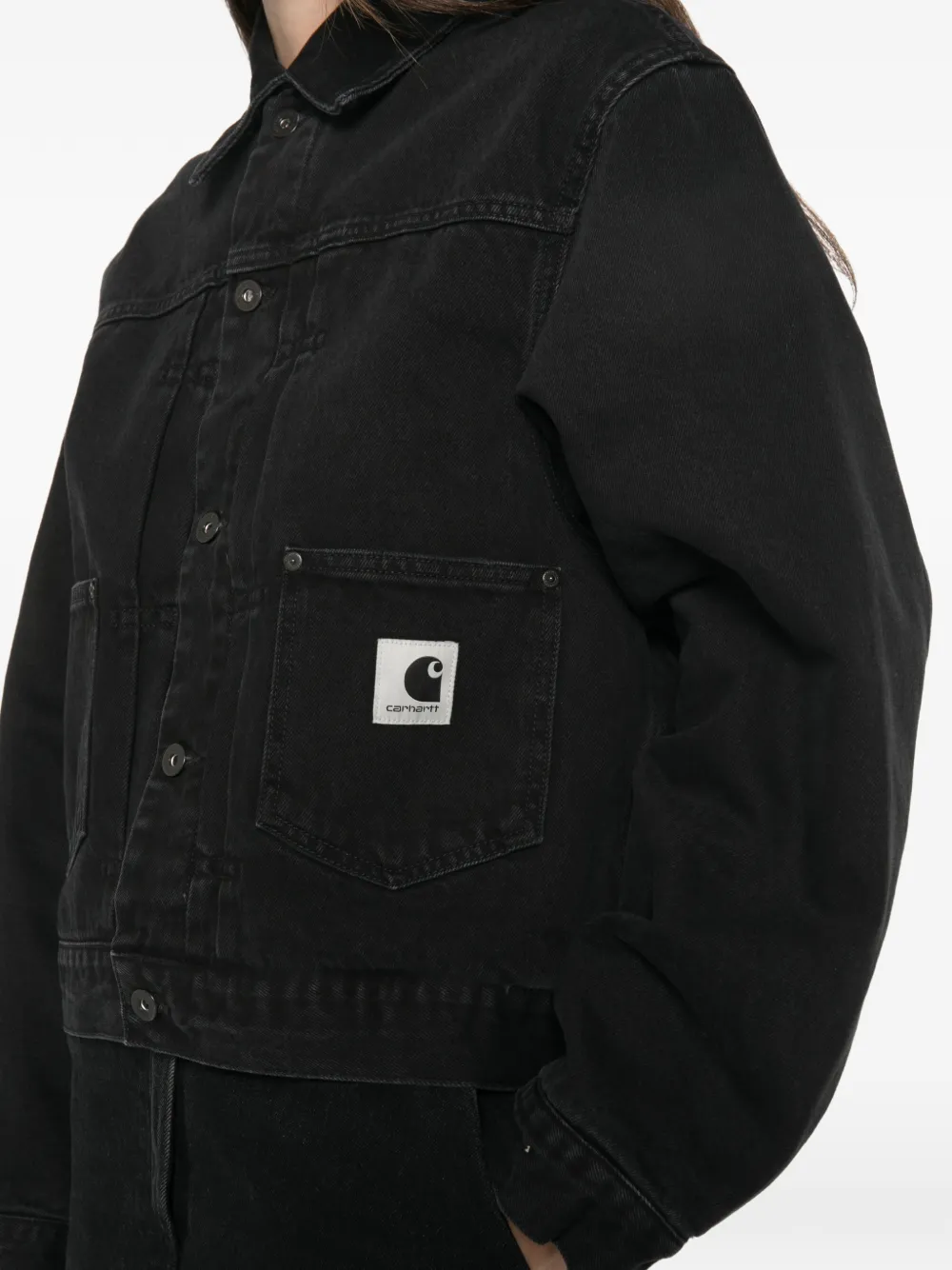 Carhartt WIP Belmar denim jacket Zwart