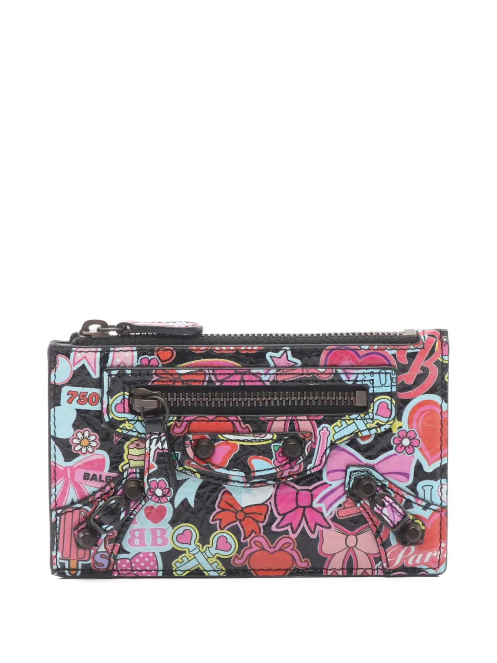 Balenciaga Pre-Owned 2020s Le City graphic-print card holder - Nero