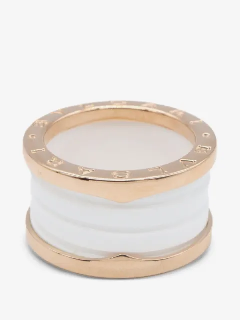 Bvlgari Pre-Owned bague à logo gravé (années 2010)
