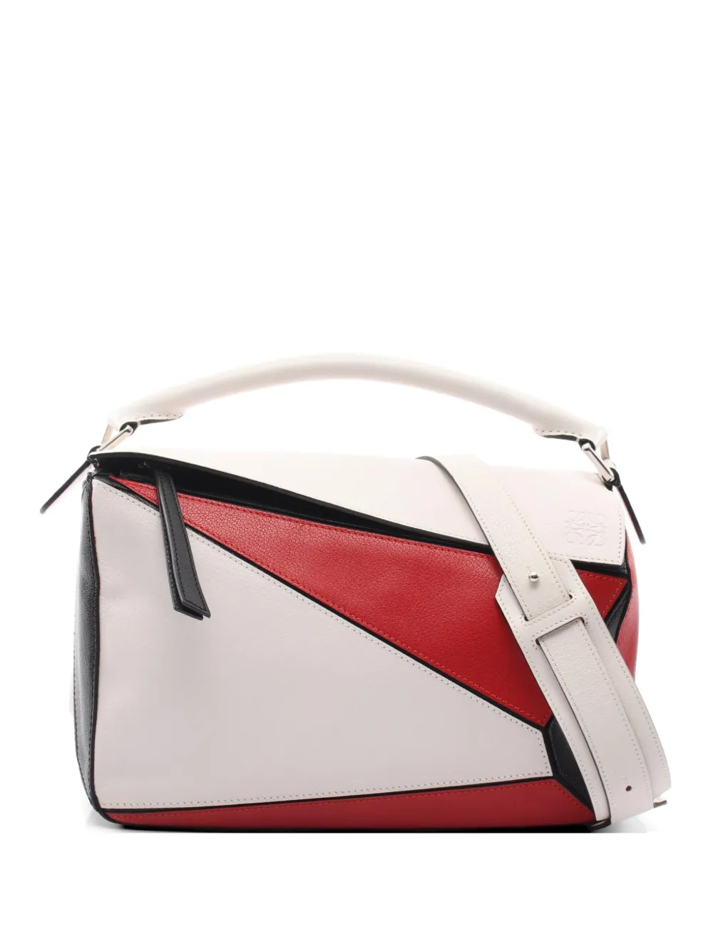 Loewe Pre-Owned 2010s medium Puzzle two-way handbag - Bianco