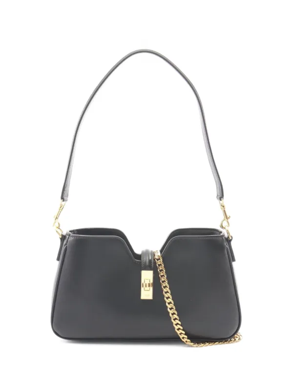 Celine Pre-owned 2020s 16 Camille Shoulder Bag in Black