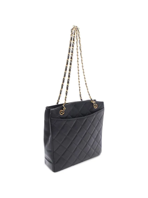 CHANEL Pre-Owned 1991-1994 キルティング ハンドバッグ | ブラック