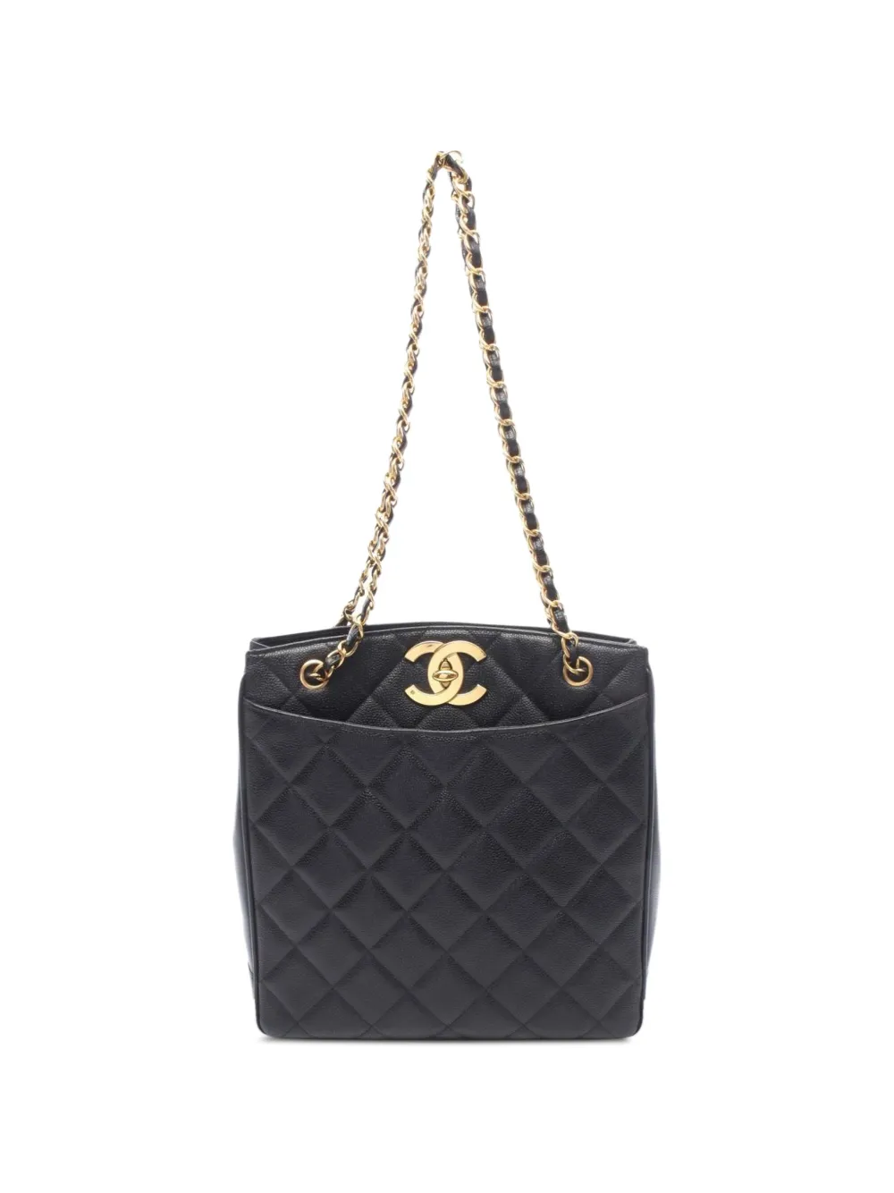 CHANEL Pre-Owned 1991-1994 キルティング ハンドバッグ | ブラック
