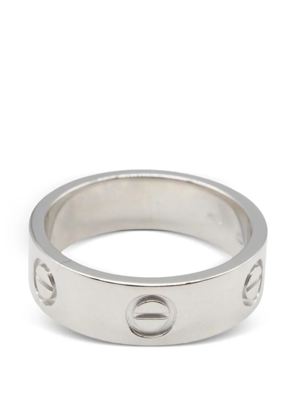 Cartier 10s Love screw-detail ring - Silber