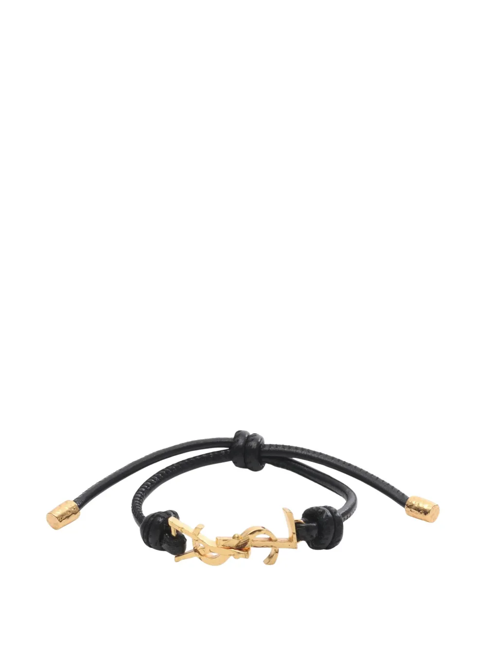 Saint Laurent Pre-Owned 2020s Cassandra leather bracelet - Gold