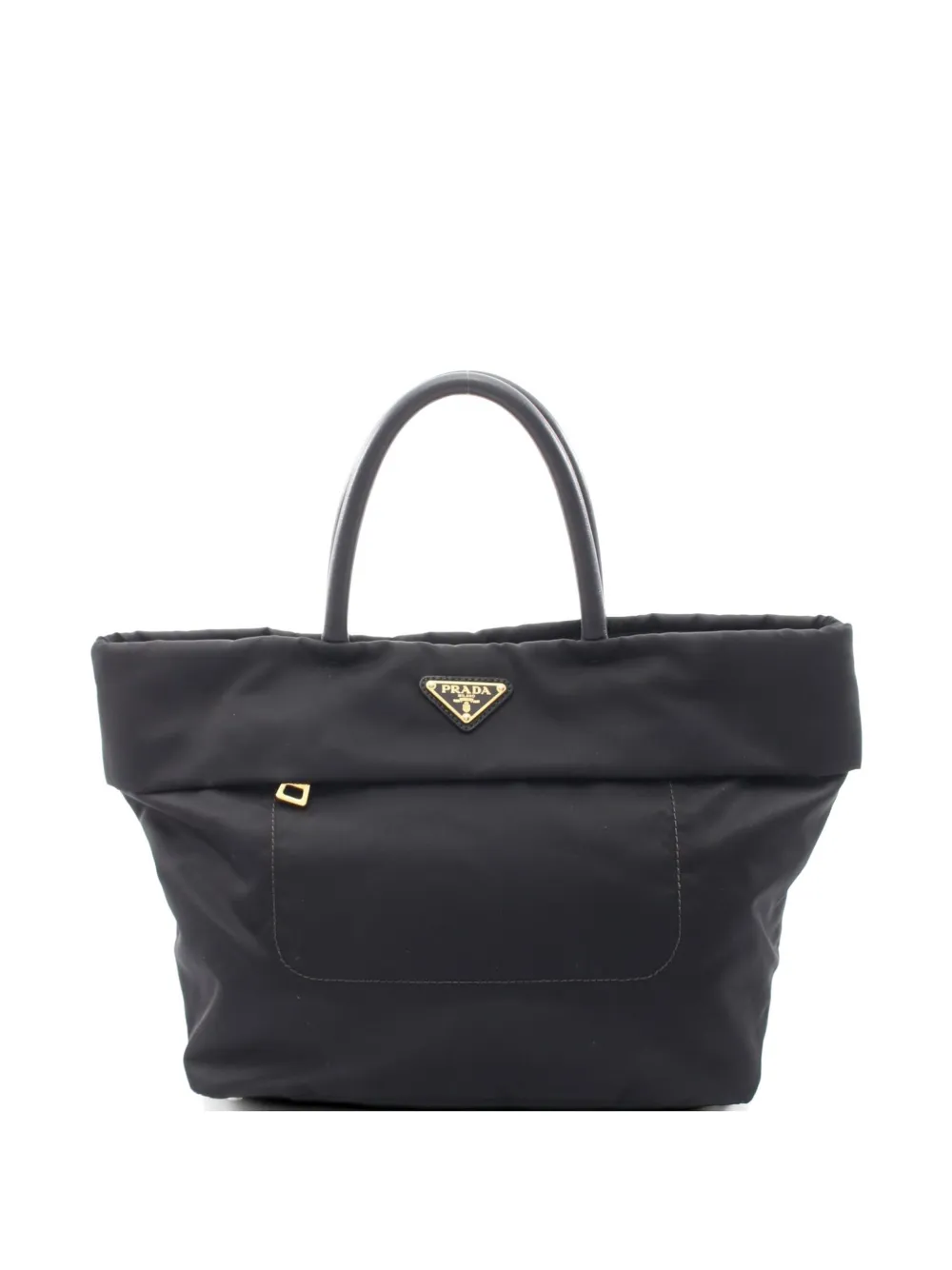 Prada Pre-Owned Triangle-logo tote bag - Nero
