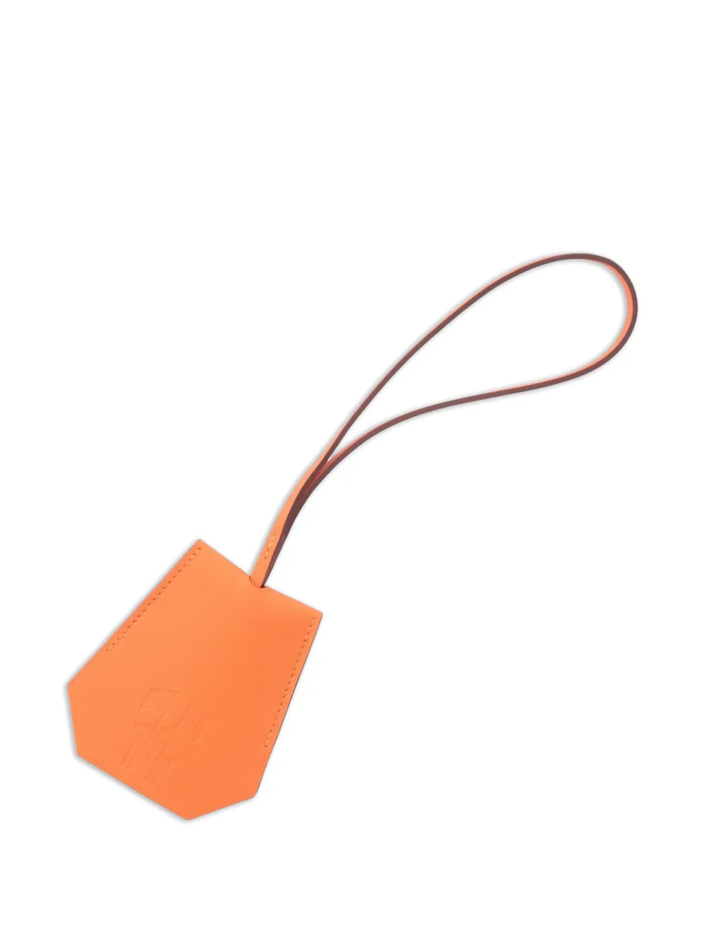 Hermès Pre-Owned Clochette bag charm - Arancione