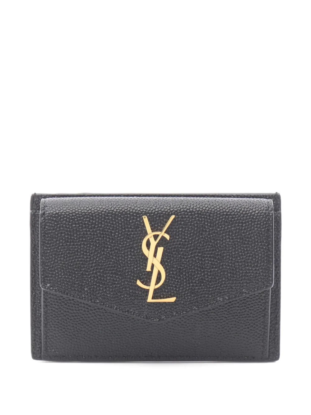 Saint Laurent Pre-Owned 2020s Cassandra leather card case - Black