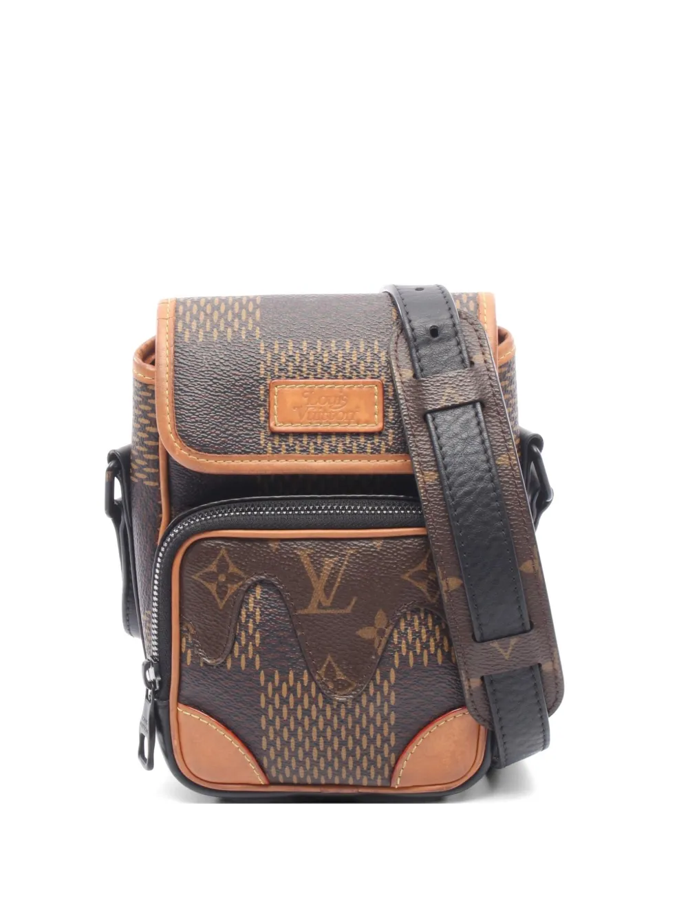 Louis Vuitton Pre-Owned × Nigo Amazon 2020 messenger bag - Marrone